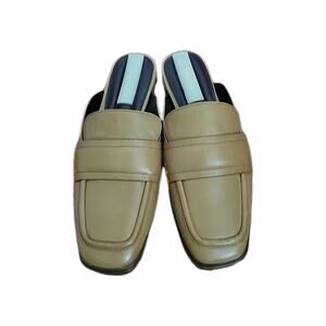 Franco Sarto Women’s Duval Slip On Shoes Size 7M Tan Leather Square Toe